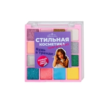 Набор теней детских для век 16 цв, 8 с блёстками, 8 матовые Набор теней детских для век 16 цв, 8 с блёстками, 8 матовые