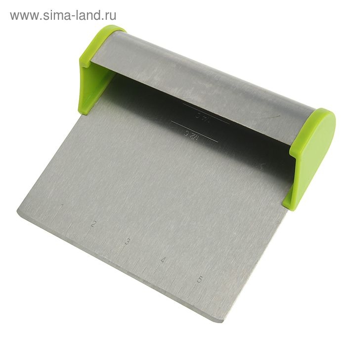Шпатель кондитерский с размерной линейкой, 15,5&times;13 см, цвет МИКС