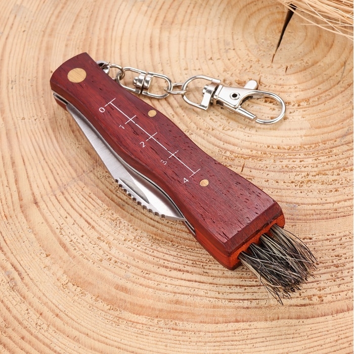 Нож Нож "Грибник", с кисточкой 16,5см 6244638