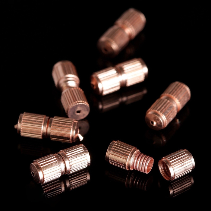 Замок винтовой СМ-234, (набор10 шт.), 8,5&times;3,8 мм, цвет медный