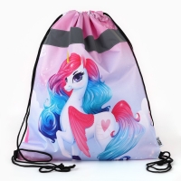 Мешок для обуви со светоотражающим элементом «Радужный единорог» 30 х 40 см Мешок для обуви со светоотражающим элементом «Радужный единорог» 30 х 40 см