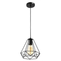 Светильник BayerLux Подвес "Лофт" 1x40Вт E27 черный 20х20х120 см