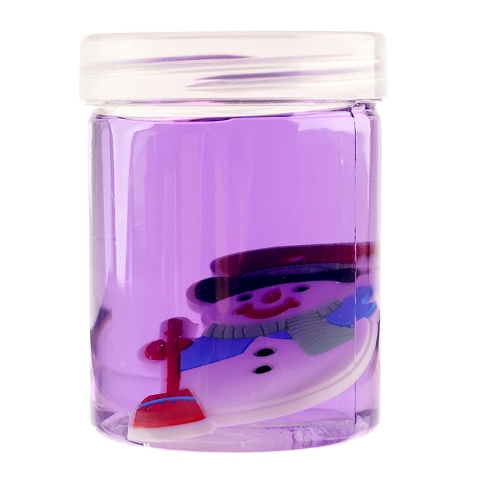 Лизун - слайм &laquo;Новогодний&raquo;, цвета МИКС