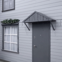 Гирлянда &laquo;Бахрома&raquo; 25 &times; 0.7 м, IP44, УМС, тёмная нить, 450 LED, свечение тёплое белое, 220 В