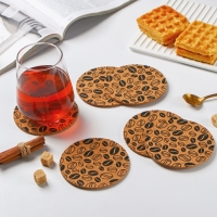 Набор подставок под горячее Доляна &laquo;Кофе&raquo;, 6 шт, d=10 см