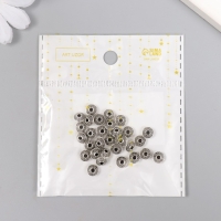 Бусины металл для творчества "Микро" серебро набор 30 шт 0,37х0,6х0,6 см Бусины металл для творчества "Микро" серебро набор 30 шт 0,37х0,6х0,6 см