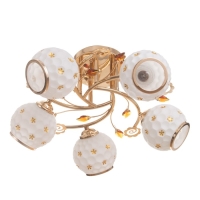 Люстра "Бэлл" 5х40Вт Е27 Золото МОДЕЛЬ: 2612356 Люстра "Бэлл" 5х40Вт Е27 Золото МОДЕЛЬ: 2612356