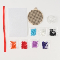 Вышивка бисером на деревянной подвеске на новый год «Змея», новогодний набор для творчества, символ года 2025 Вышивка бисером на деревянной подвеске на новый год «Змея», новогодний набор для творчества, символ года 2025