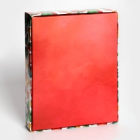 Новый год. Коробка под 12 конфет "Счастливого Нового года", 19 х 15 х 3,6 см, кондитерская упаковка Новый год. Коробка под 12 конфет "Счастливого Нового года", 19 х 15 х 3,6 см, кондитерская упаковка