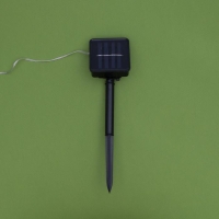 Гирлянда «Нить» 20 м роса, IP44, серебристая нить, 200 LED, свечение жёлтое, 2 режима, солнечная батарея Гирлянда «Нить» 20 м роса, IP44, серебристая нить, 200 LED, свечение жёлтое, 2 режима, солнечная батарея