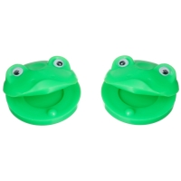 Набор погремушек &laquo;Лягушата: кастаньеты, перкуссионный маракас&raquo;, 3 шт., цвет зеленый, Крошка Я