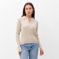 Джемпер с V-горловиной MIST, р. 40-42, бежевый Джемпер с V-горловиной MIST, р. 40-42, бежевый