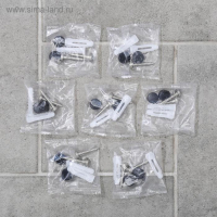 Набор для ванной комнаты &laquo;Лофт&raquo;, 6 предметов, цвет чёрный