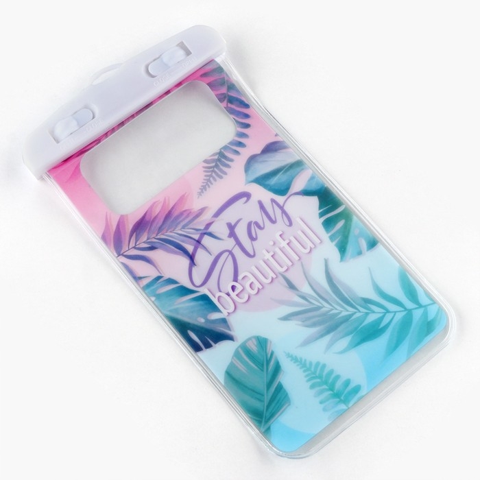 Водонепроницаемый чехол &laquo;Stay beautiful&raquo;, 12 х 21 см