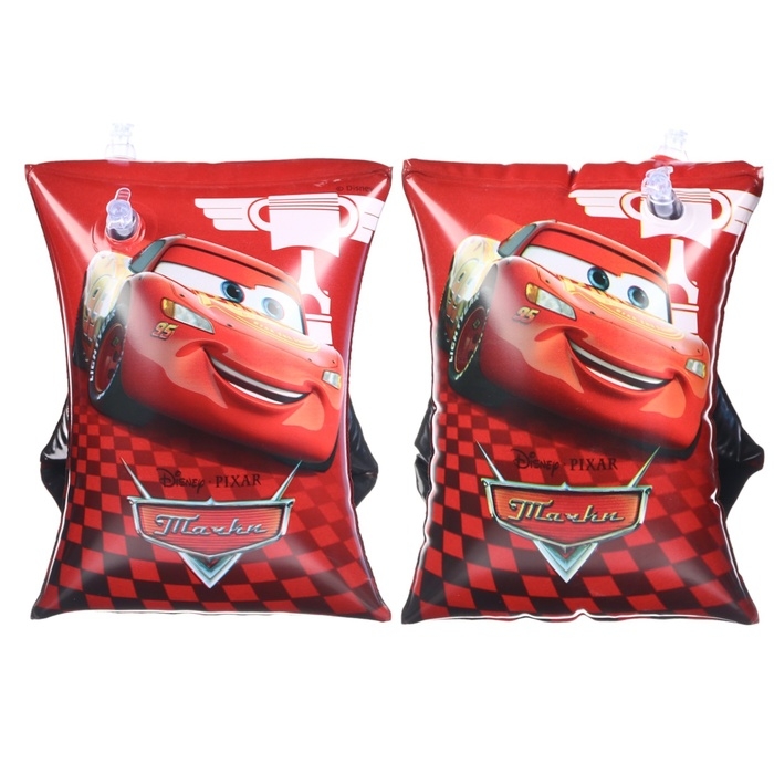 Нарукавники «Тачки», детские для плавания 20х16 см, цвет красный Нарукавники «Тачки», детские для плавания 20х16 см, цвет красный