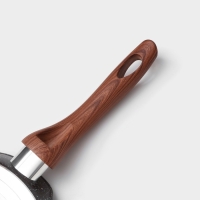 Сковорода блинная Magistro Granit, d=24 см, ручка soft-touch, антипригарное покрытие, индукция, цвет чёрный Сковорода блинная Magistro Granit, d=24 см, ручка soft-touch, антипригарное покрытие, индукция, цвет чёрный