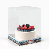 Коробка для кондитерских изделий &laquo;Снежный город&raquo;, 15 х 15 х 20 см, Новый год