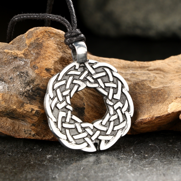 Амулет-брелок, тотем Амулет-брелок, тотем "Кельтские узлы" №12, металлический