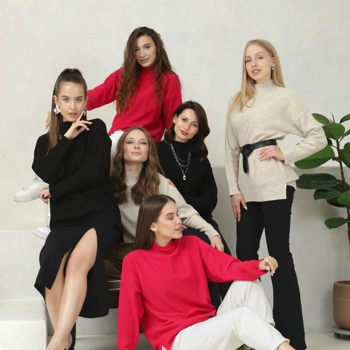 Свитер женский SL, 46-48, бежевый