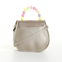 Сумка детская для девочки на клапане &laquo;Выбражулька&raquo;, цвет золотой