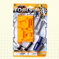 Набор инструментов &laquo;Плотник&raquo;, 7 элементов, цвет МИКС