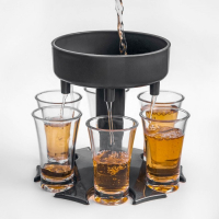 Рюмки набор "Налей всем сразу" 6 штук по 35 мл, горлышко d-10 см Рюмки набор "Налей всем сразу" 6 штук по 35 мл, горлышко d-10 см