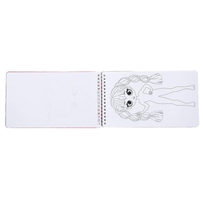 Книга с наклейками и трафаретами «Альбом дизайнера. Стильные девчонки» Книга с наклейками и трафаретами «Альбом дизайнера. Стильные девчонки»