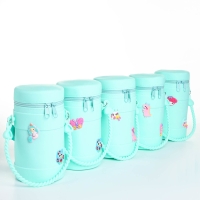 Сумка детская на молнии, наклейки МИКС, цвет бирюзовый Сумка детская на молнии, наклейки МИКС, цвет бирюзовый