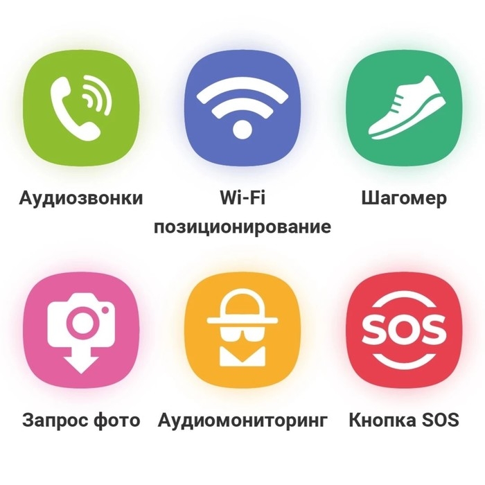 Детские смарт-часы Geozon Aqua G-W04PNK, 1.44", IPS, SIM, камера, GPS, 600 мАч, розовые