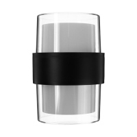 Светильник фасадный &laquo;Гранд двойной&raquo;, FSD-040, 10 Вт, 3000К, IP65, 220 В, пластик, черный