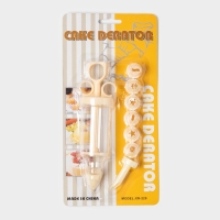 Шприц кондитерский Доляна &laquo;Cластёна&raquo;, 8 насадок, 17&times;5&times;5 см, цвет МИКС