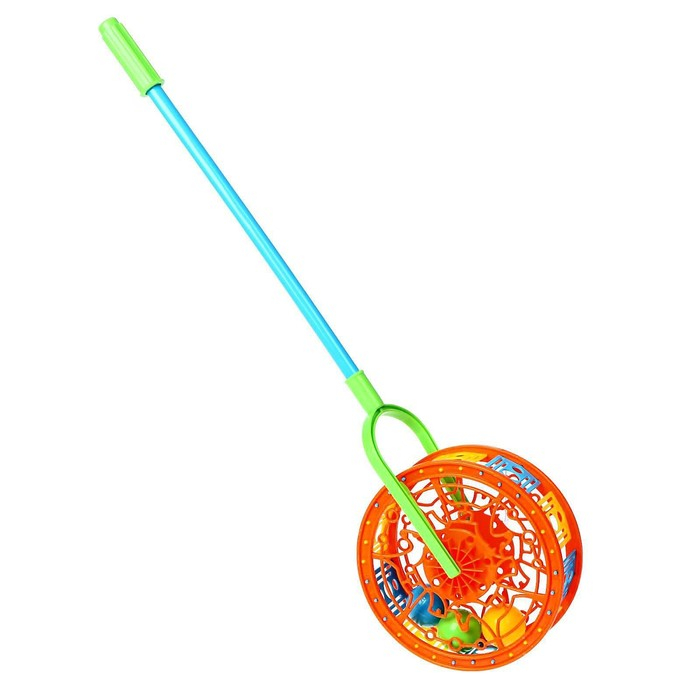 Каталка &laquo;Лошадка&raquo;, длина ручки 42 см