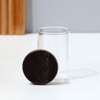 Банка для хранения сыпучих продуктов и круп &laquo;Геометрия&raquo;, 100 мл