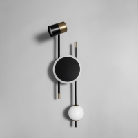 Бра "Торно" LED 3000К черный 55х15х15см