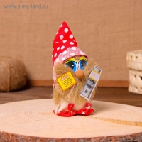 Оберег &laquo;Домовой с долларами&raquo;, будьте здоровы, 10 см, микс