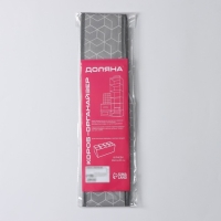 Органайзер для хранения белья Доляна &laquo;Фора&raquo;, 8 ячеек, 28&times;14&times;10 см, цвет серый