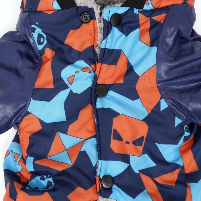 Комбинезон Комбинезон "Камуфляж" на меховом подкладе, размер L (ДС 35, ОШ 35, ОГ 45 см)