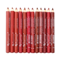 Набор нюдовых карандашей для губ, 12 цветов, матовые