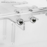 Подставка под очки 10 мест, 32&times;13&times;31 см, настольная, цвет прозрачный