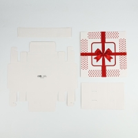 Коробка для конфет &laquo;Подарок&raquo;, 14.7 х 14.7 х 3.5 см