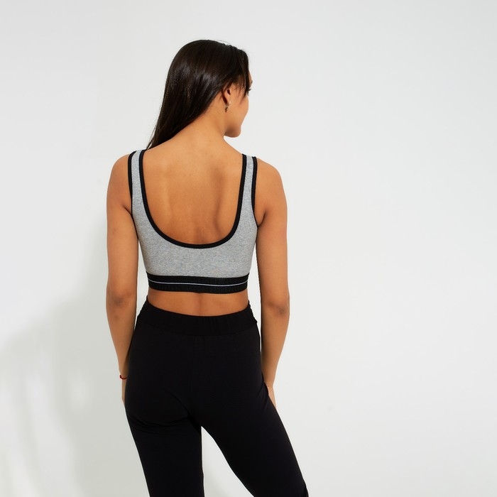 Топ женский Collorista, цвет серый, размер 42-44