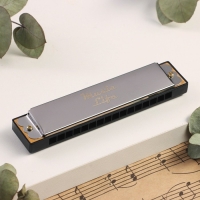 Губная гармошка, хроматическая, 16 отверстий, цвет микс Губная гармошка, хроматическая, 16 отверстий, цвет микс