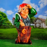 Садовая фигура "Баба Яга" 58х33см Садовая фигура "Баба Яга" 58х33см