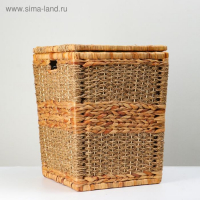 Корзина плетеная, 38х50, камыш, морские водоросли