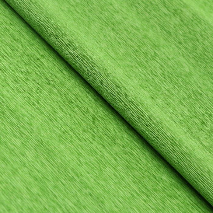 Бумага гофрированная 377 светло-зеленая, 90г, 50 см х 1, 5 м