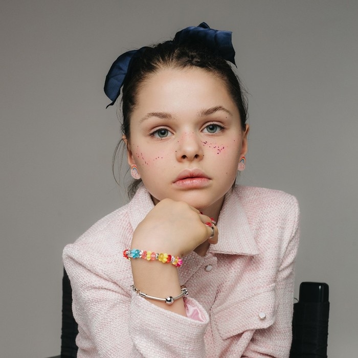 Набор клипс детских (3 пары) &laquo;Выбражулька&raquo; радужное настроение, цветной