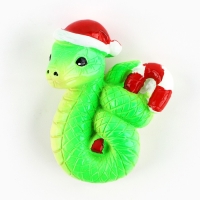 Магнит новогодний &laquo;Змея&raquo; на Новый год, 4,2 х 5,5 см