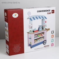 Продуктовая лавка &laquo;Мечта&raquo;, на колёсах, 74 &times; 30 &times; 102 см