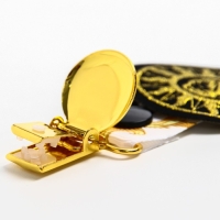 Держатель для соски - пустышки «Little King», на ленте Держатель для соски - пустышки «Little King», на ленте