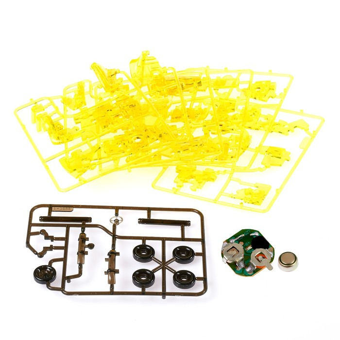 Пазл 3D детский &laquo;Ретро-автомобиль&raquo;, кристаллический, 54 детали, цвета МИКС